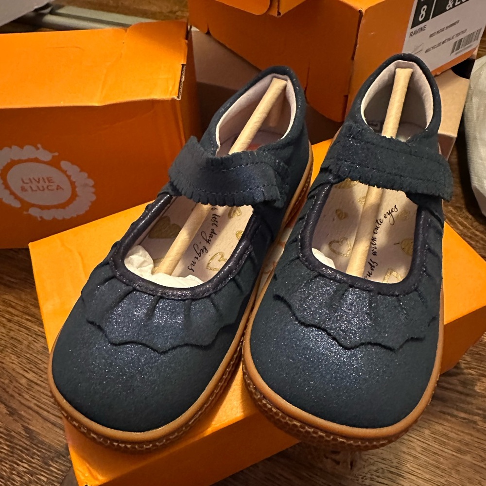 Livie & Luca Kids' Navy Shoes